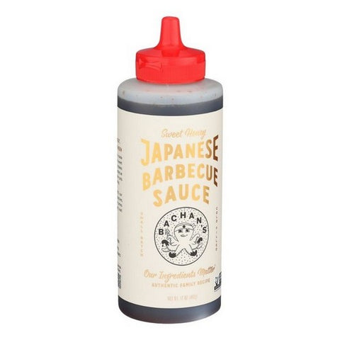 Bachan's, Sweet Honey Japanese Barbecue Sauce, 17 Oz (Case Of 6)