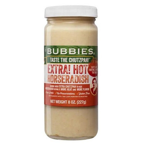 Bubbies, Bubbies Horseradish Extra Hot, 8 Oz (Case Of 6)