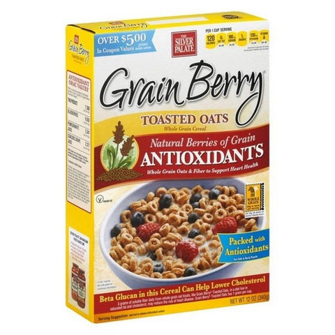 Grain Berry, Antioxidants Whole Cereal Toasted Oats, 12 Oz (Case Of 6)