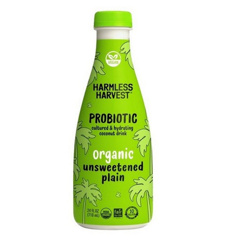 Harmless Harvest, Organic Cultured Coconut Unsweetened Plain, 24 Oz (Case Of 6)