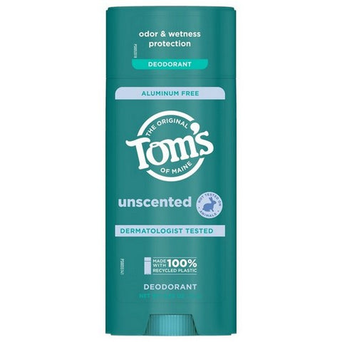 Tom's Of Maine, Unscented Natural Deodorant For Women And Men, 3.25 Oz (Case Of 6)