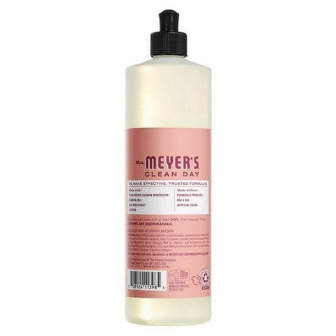 Mrs. Meyer's, Liquid Dish Soap Rose, 16 Oz (Case Of 6) Mrs. Meyer's