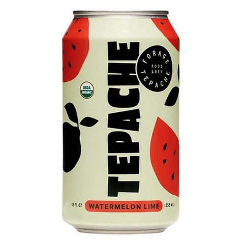 Forage Kombucha, Organic Watermelon Lime Tepache, 12 Oz (Case Of 12)