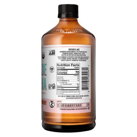 Health-Ade, Strawberry Glow Kombucha, 16 Oz (Case Of 12)