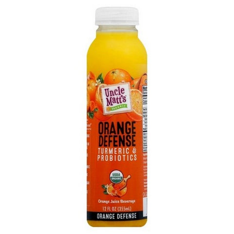 Uncle Matts, Organic Juice Orange Turmeric, 12 Oz (Case Of 6) Uncle Matts