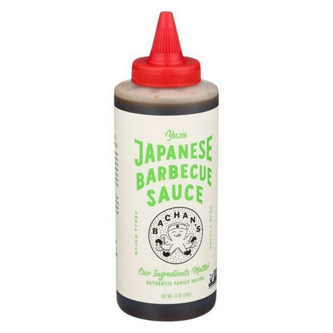 Bachan's, Japanese Barbeque Sauce Yuzu, 17 Oz (Case Of 6)