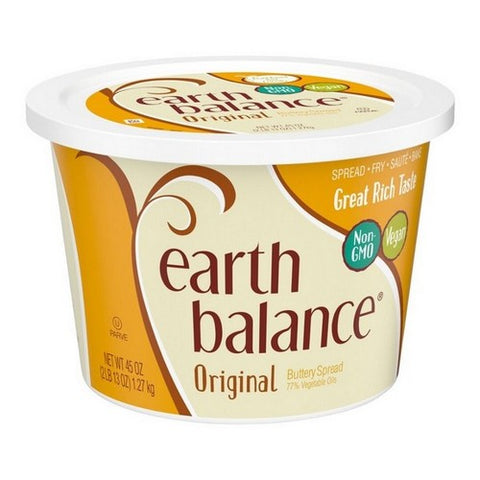 Earth Balance, Original Buttery Spread, 45 Oz (Case Of 6)