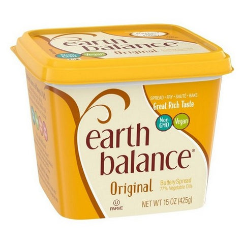 Earth Balance, Original Buttery Spread, 15 Oz (Case Of 6)