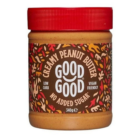 Good Good, Peanut Butter Creamy Low Carb, 12 Oz (Case Of 6) Good Good