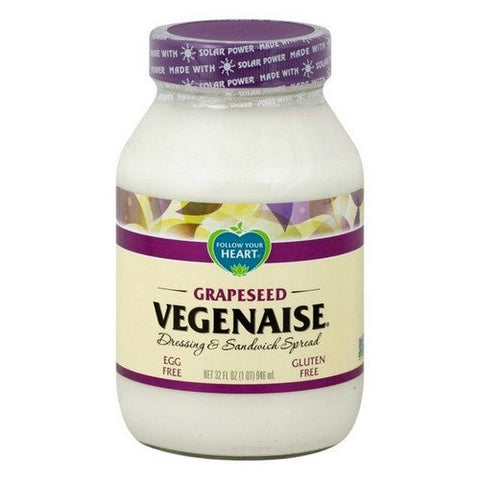 Follow Your Heart, Vegenaise Grapeseed Oil, 32 Oz (Case Of 6) Follow Your Heart