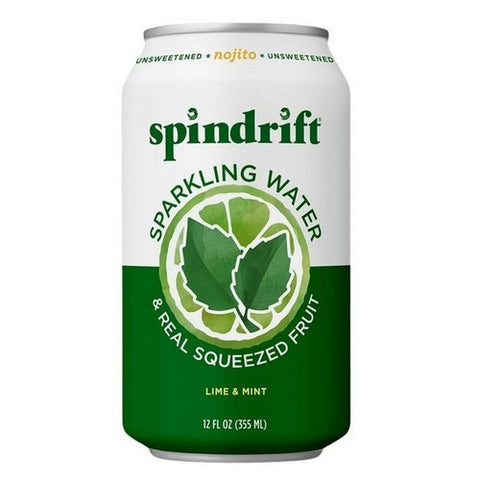 Spindrift, Nojito Sparkling Water, 12 Oz X 8 Count (Case Of 3)