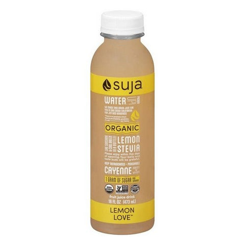 Suja, Cold Pressed Organic Juice Lemon Love, 16 Oz (Case Of 6)