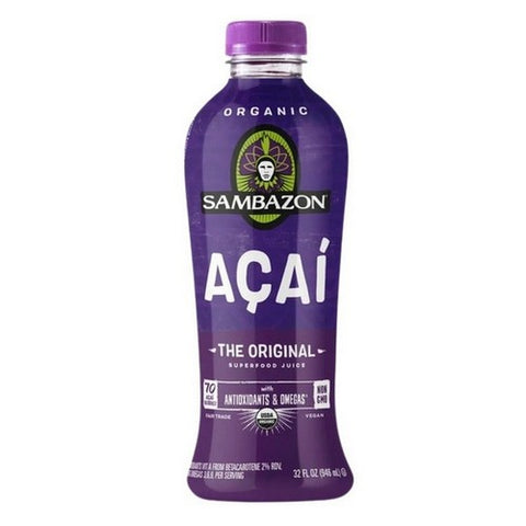 Sambazon, Organic Acai Juice The Original, 32 Oz (Case Of 6)