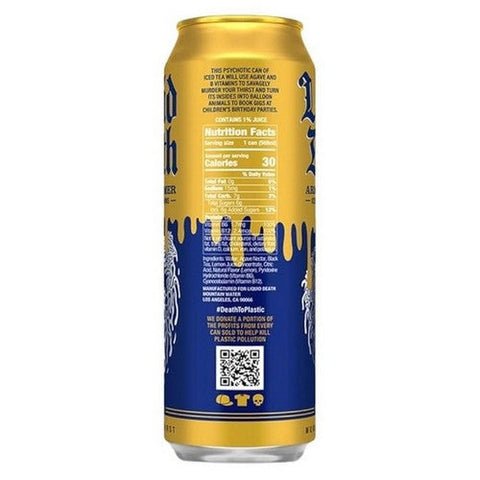 Liquid Death, Armless Palmer Iced Tea, 19.2 Oz (Case Of 12) Liquid Death