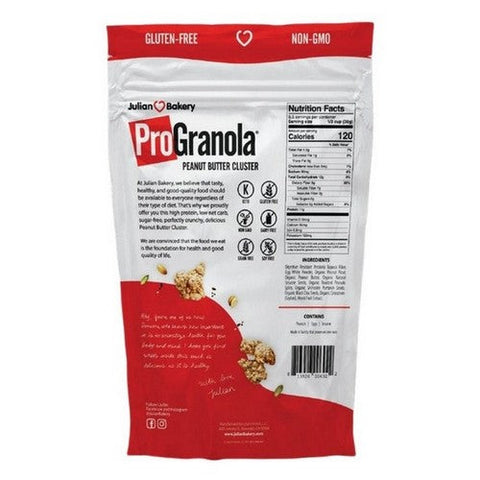 Julian Bakery, ProGranola Peanut Butter Cluster, 9 Oz (Case Of 6) Julian Bakery