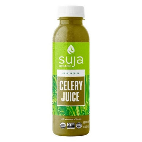 Suja, Organic Cold Pressed Celery Juice With A Squeeze Of Lemon, 12 Oz (Case Of 6)