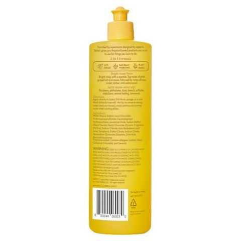 Safely, Bright Dish Soap, 16 Oz (Case Of 6)