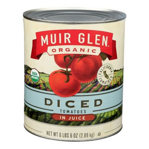 Muir Glen, Organic Diced Tomatoes In Juice, 102 Oz (Case Of 6)