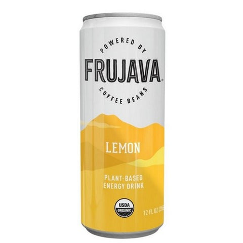Frujava, Lemon Energy Drink, 12 Oz (Case Of 12)