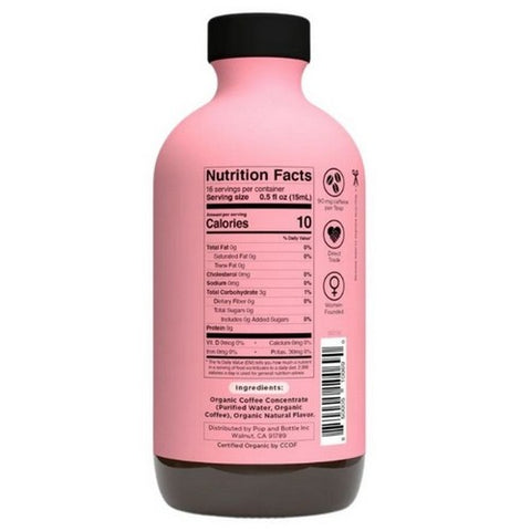 Pop & Bottle, Super Concentrate Caramel Coffee, 8 Oz (Case of 6)