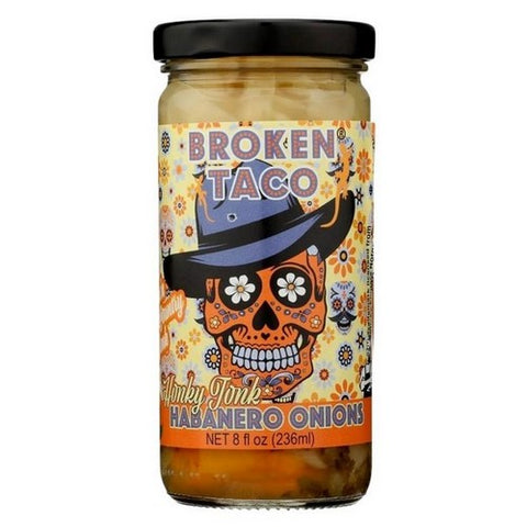 Broken Taco, Honky Tonk Habanero Onions, 8 Oz (Case Of 6)