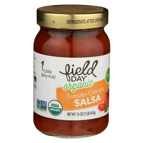 Field Day, Organic Medium Tomato Cilantro Salsa, 16 Oz (Case Of 12)