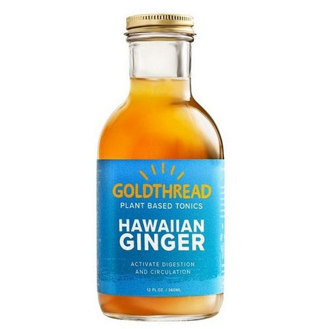 Goldthread, Plant Based Tonic Hawaiian Ginger, 10.5 Oz (Case Of 12)