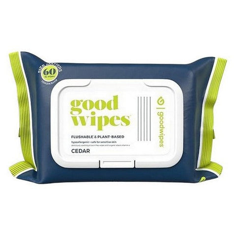 Goodwipes, Wipes Flushable Cedar, 60 Count (Case Of 6) Goodwipes