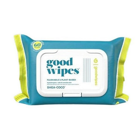 Goodwipes, Flushable And Plant Based Wipes, 60 Count (Case Of 6)