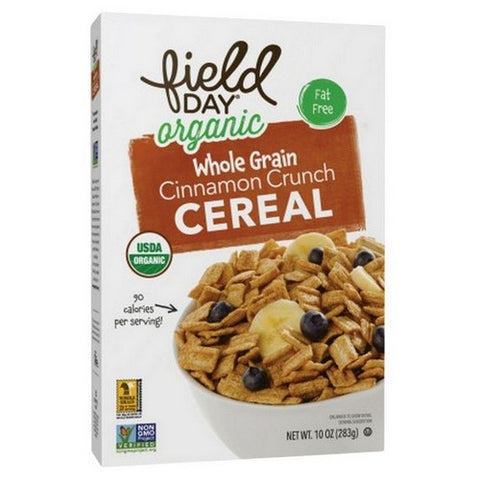 Field Day, Organic Whole Grain Cinnamon Crunch Cereal, 14 Oz (Case Of 12)