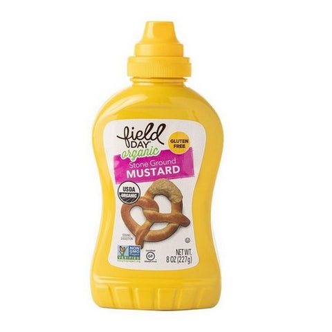 Field Day, Organic Stone Ground Mustard, 8 Oz (Case Of 12)
