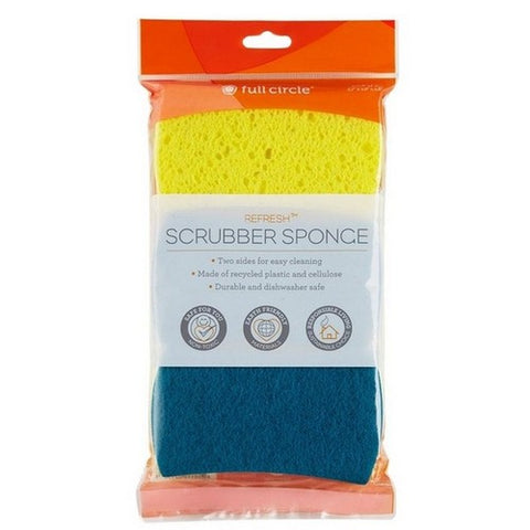 Full Circle Home, Refresh Scrubber Sponges, 3 Count (Case Of 6)
