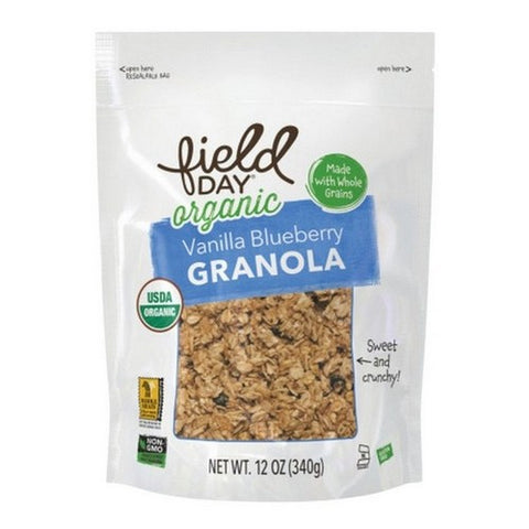 Field Day, Organic Vanilla Blueberry Granola, 12 Oz