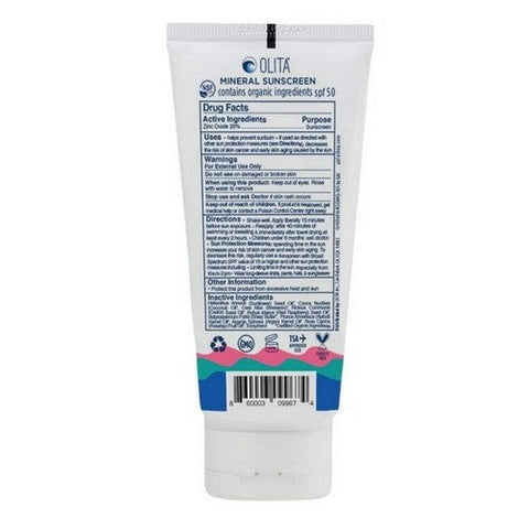 Olita, Baby Sunscreen Lotion SPF 50, 3 Oz (Case Of 6) Olita