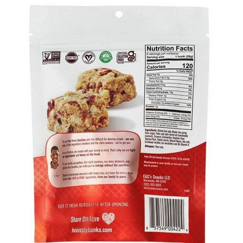 Heavenly Hunks, Cranberry White Chip Bites, 6 Oz (Case Of 6) Heavenly Hunks