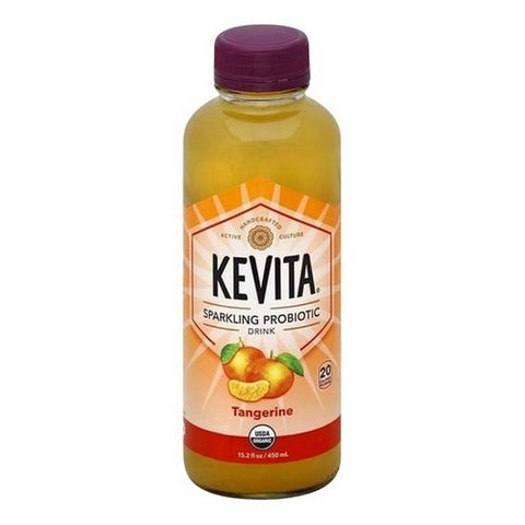 Kevita, Sparkling Probiotic Refresher Drink Tangerine Organic, 15.2 Oz (Case Of 6)