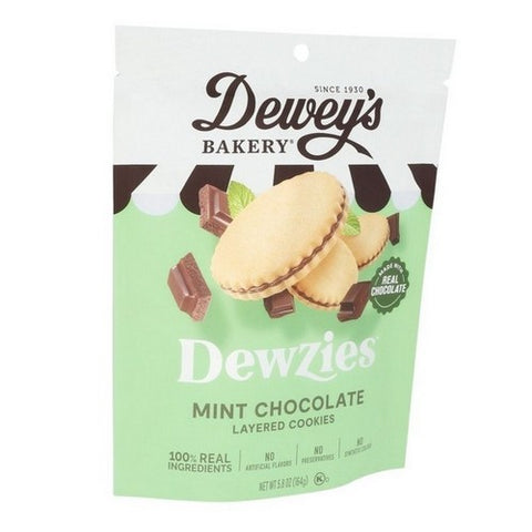 Deweys, Mint Chocolate Layered Cookie, 5.8 Oz (Case Of 6)