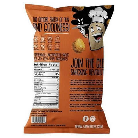 Zany Bites, Taco Blasts Rice Snack, 1.75 Oz (Case Of 5) Zany Bites