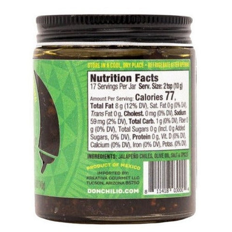 Don Chilio, Mild Jalapeno Mexican Chile Crisp, 5 Oz (Case Of 6) Don Chilio