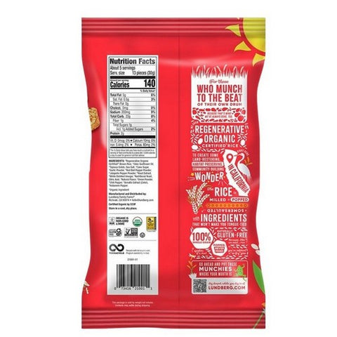 Lundberg, Mini Rice Cakes Fiery Hot, 5 Oz (Case Of 6)