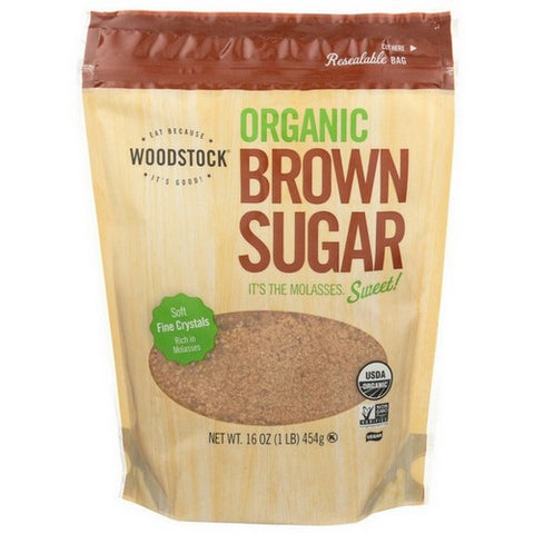 Woodstock, Organic Brown Sugar, 16 Oz (Case Of 12)