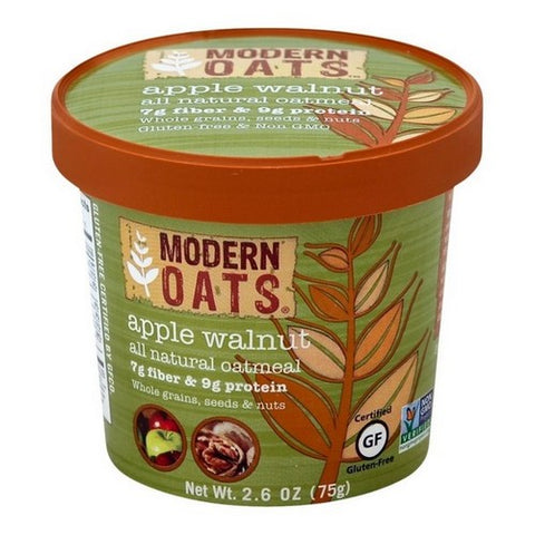 Modern Oats, Oatmeal Apple Walnut, 2.6 Oz (Case Of 6)