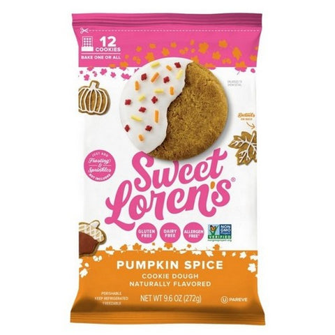 Sweet Loren's, Pumpkin Spice Cookie Dough, 9.6 Oz (Case Of 6)