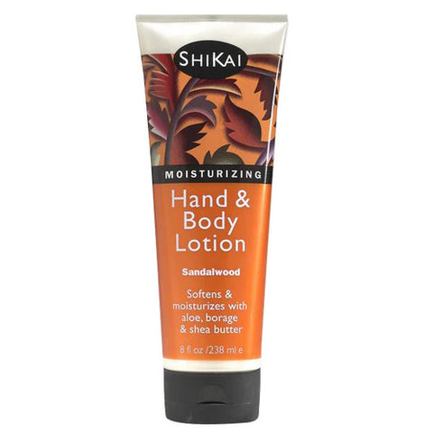 Shikai, Moisturizing Hand And Body Lotion Sandalwood, Sandalwood Amber 8 OZ