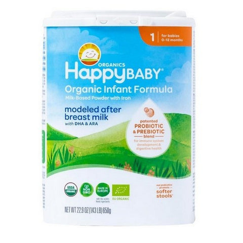 Happy Baby Food, Stage 1 Infant Formula, 22.9 Oz (Case Of 6)