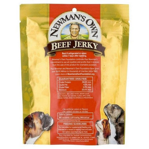 Newman's Own, Beef And Sweet Potato Recipe Beef Jerky Dog Treats, 5 Oz (Case Of 6) Newman's Own