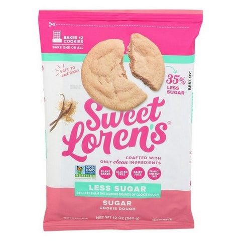 Sweet Loren's, Cookie Dough Less Sugar Sugar Cookie, 12 Oz (Case Of 6)