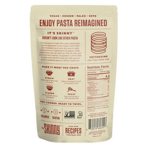 It's Skinny Pasta, Konjac Fettuccine Pasta Shape, 9.52 Oz (Case Of 6) It's Skinny Pasta
