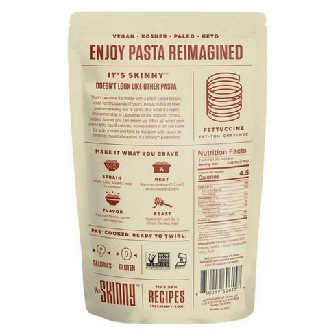 It's Skinny Pasta, Konjac Fettuccine Pasta Shape, 9.52 Oz (Case Of 6)