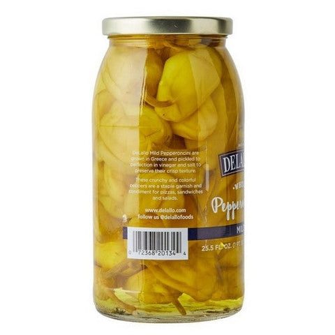 Delallo, Whole Pepperoncini Mild, 25.5 Oz (Case Of 6) Delallo